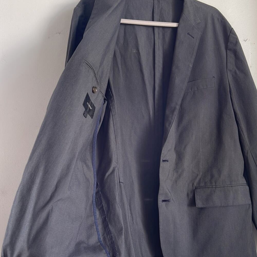 J. Crew 100% cotton textured unstructured unlined light weight sport coat blazer - Picture 5 of 7